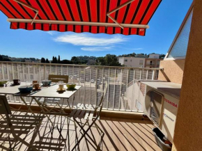 Studio rénové 4 pers à Cavalaire-sur-Mer avec balcon et parking - FR-1-226B-190
